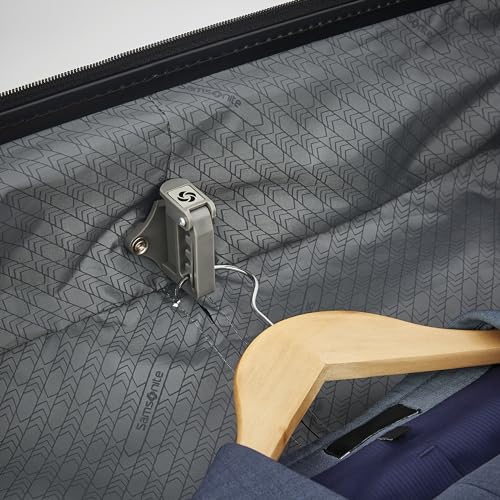 Samsonite Stryde 2 Hardside Expandable with Double Spinner Wheels, Medium Glider, Stealth Black