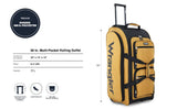 Wrangler Wesley Rolling Duffel Bag, Ambergold, Large 30-Inch