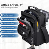 WITZMAN Carry on Travel Backpack for Men Women Laptop Backpack with USB Charging Port Airline Approved and Crossbody Bags Shoulder Bag Lightweight Casual Messenger Bag