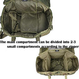 3 In 1 Tactical 85L Military Backpack Travel Duffle Bag for Weekender Gym Workout Deployment