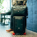 Topo Designs Global Pro 3-Way Briefcase, Waterproof X-Rip Fabric, Metal Hardware, Removable Shoulder Strap, Stowable Backpack Straps, Rugged + Minimalist PFC-Free (Black)