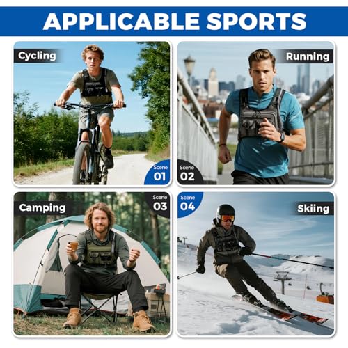 Criuage USA Patent Running Hydration Vest Backpack, Lightweight Chest Pack with 2.0L Water Bladder Bag Daypack for Hiking Running Cycling Race Marathon for Women Men (Black, Standard)