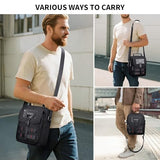 WITZMAN Crossbody Bag for Men Lightweight Man Purse Messenger Bag