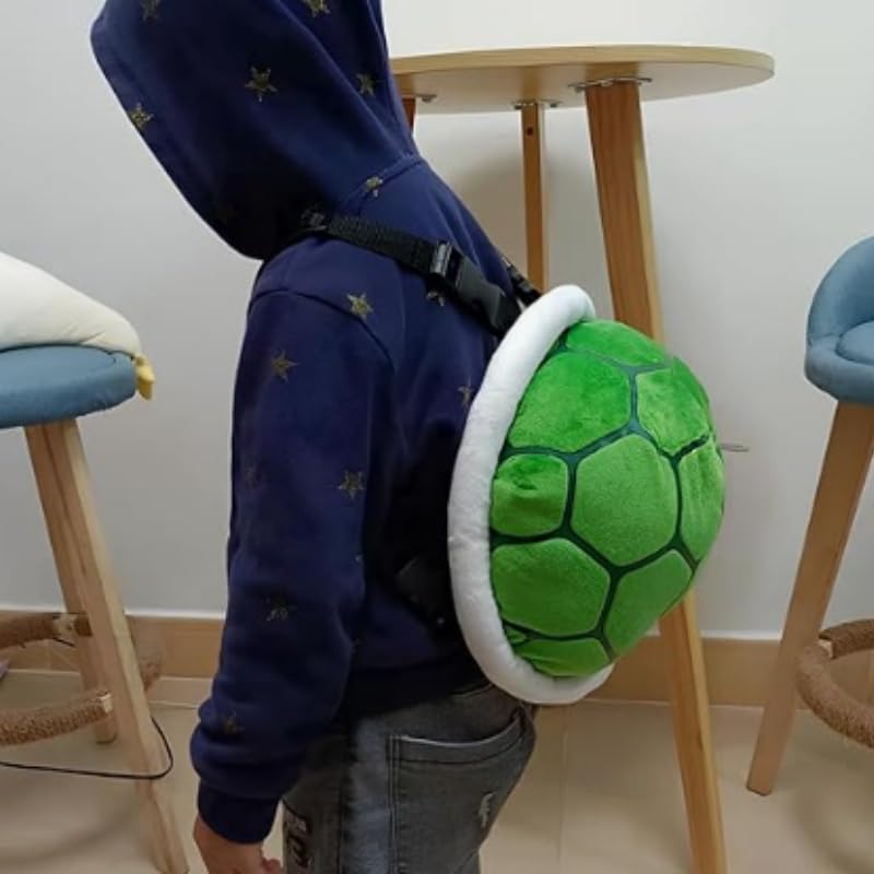 ZHYPFF Turtle Backpack Turtle Shell Backpack Cosplay Clothing Accessories Props Soft Plush Cartoon Toy 11.4 inches