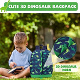 VASCHY Dinosaur Toddler Backpacks, Cute Water Resistant Little Boys Girls Backpack Chest Strap for Kindergarten,Rucksack Schoolbag Bookbag for Kids Green