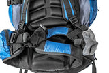 Teton Outfitter 4600 Ultralight Internal Frame High-Performance Backpack for Hiking, Camping, Travel, and Outdoor Activities; 75L, Blue