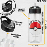 Get Trend Pokemon Boys Backpack and Water Bottle, 2 Piece Set