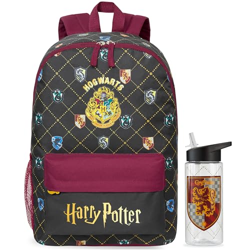 Get Trend Harry Potter Girls Backpack and Water Bottle, 2 Piece Set
