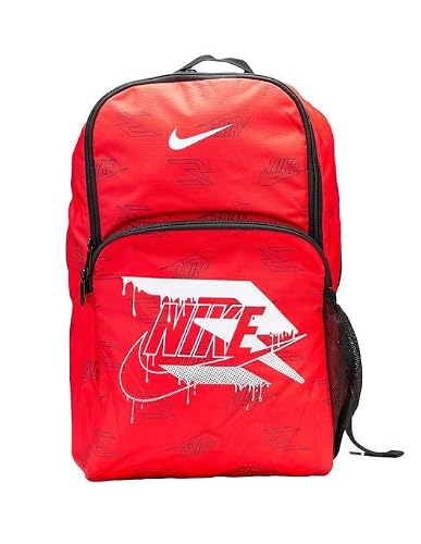 Nike 3 Brand Graphic Print Backpack – Red – One Size (30L)