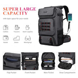 WITZMAN Carry on Travel Backpack for Men Airline Approved Convertible Nylon Duffle Backpack and Toiletry Bag Large Hanging Multi-organization Bathroom Bag