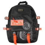 Bioworld Dragon Ball Z Anime King Kai and Hermit Turtle Kanji Travel Backpack With Padded Tech Pocket For Women For Men