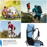 Hiking Backpack,40L to 50L Extra Large Capacity Hiking Bag,Internal Frame Camping Backpack,Upgraded X-PAC Lightweight Sport Daypack Travel Backpack Fit For Mountain Climbing Camping(Blue)