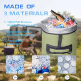 Iculbag Cooler Backpack Insulated Waterproof Leak Proof 48cans Collapsible Larger Backpack Coolers Insulated Leak Proof for Men Women 24 Hours Cooling for Picnic Camping Hiking Beach Travel Kayaking…