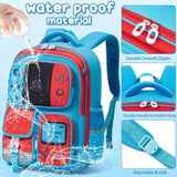 Fimibuke Kids Backpack for School Boys, 3 PCS Gamer Teen Boys Backpack with Lunch Box & Pencil Case, Gaming Bookbag for Kid Children Student Kindergarten Elementary Middle High School Travel Backpacks