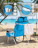 Outvita Backpack Beach Chair, 5 Level Adjustable Positions with Bag High