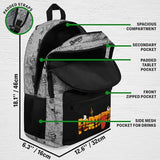 Get Trend Fortnite Kids Backpack, Boys Lightweight 18 inch Book Bag, Adjustable Padded Straps Travel School Bag, Gamer Gifts (Grey Fortnite)