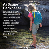 Osprey HydraJet 12L Kids' Hiking Backpack with Hydraulics Reservoir, Blue Spikemoss