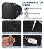 Heliar 55L-70L Expandable Ski Boot Bag – Waterproof, Durable Backpack with Multiple Compartments, Adjustable Webbing for Ski/Snowboard, Comfortable Padded Back Panel, Ideal for Ski Travel