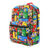 Bioworld Super Mario Brothers All-Over Print 18" Backpack