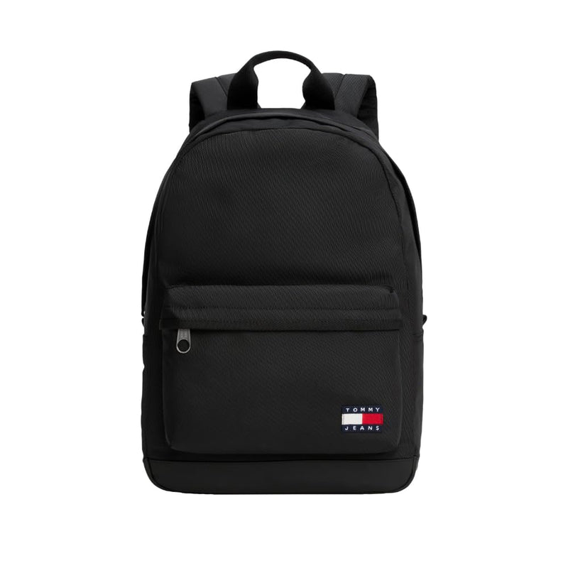 Tommy Jeans Mens Essential Daily Dome Backpack, All Black
