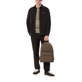 Lacoste Mens Classic Laptop Pocket Backpack, Brown, One Size