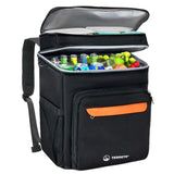 Terrete Cooler Backpack, 30 Cans Backpack Coolers Insulated Leak Proof, Large Double Deck Cooler Backpack for Travel, Camping, Picnic | Backpacks4Less