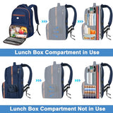 MATEIN Laptop Backpack with Cooler Compartment, Large Meal Prep Backpack