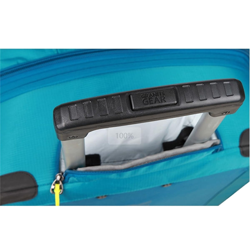 Granite Gear 131L Water-Resistant Wheeled Duffle Suitcase – Extra Large Check-in Softcase Luggage with Backpack Strap and Rolling Wheels for Travel