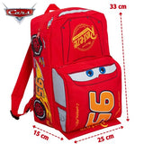 Disney Cars 3D Backpack Kids Lightning McQueen School Nursery Lunch Bag Rucksack, Red 95, One Size