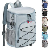 Karamagic Cooler Backpack 30 Cans,Portable Backpack Coolers Insulated Leak Proof,Made with Water-Resistant 900D Oxford Lightweight Cooler Bag for 12h Hot/Cold Retention (Lightgrey(900D))