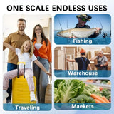 Luggage Weight Scale with Hook, 2PC Hanging Scale for Fish Travel, 80 Lbs
