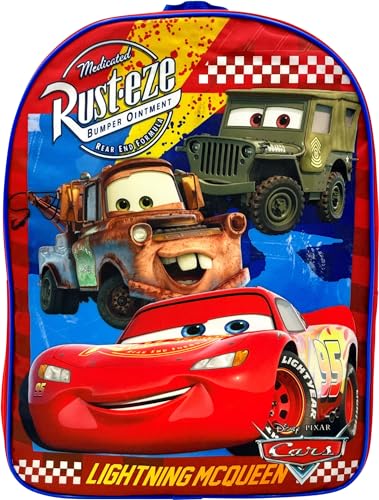 Ruz Kid's Licensed Cars 15 Inch School Bag Backpack (Cars Rust-Eze), Large