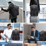 WITZMAN Canvas Travel Backpack for Men Large Laptop Backpack Fits 16 Inch
