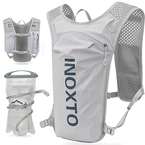 INOXTO Running Hydration Vest Backpack,Lightweight Insulated Pack with 1.5L Water Bladder Bag Daypack for Hiking Trail Running Cycling | Backpacks4Less