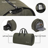 Travel Garment Bag,45L convertible garment bag carry on for hanging clothes