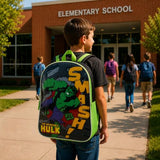 Marvel Hulk Backpack - Boys Backpack for School