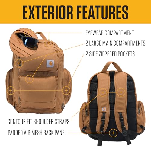 Carhartt Utility 35L Triple-Compartment Backpack Carhartt Brown
