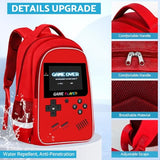 TILYTADLY School Backpack for Boys - Gamer Boys Backpack for Kids Children Teens Elementary Middle School - Students Bag for Ages 6-18,17″ Video Video Game Bookbag Travel Back Pack