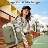 LOVEVOOK 40L Travel Backpack for Women & Men, Airline Approved Carry On Backpack, TSA Personal Item Bag fits 17.3 Inch Laptop, Waterproof Weekender Overnight Bags Suitcase for Work, Light Green