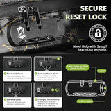 OZCHIN Smell Proof Bag with Combination Lock File Organizer Case Container Medicine Odorless Storage Lock Box Great Gift for Friend