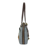 CHALA Convertible Backpack Purse - Women Convertible Shoulder Purse with Adjustable Strap - Two Turtles - Indigo