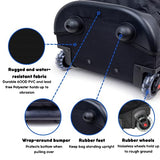 J World Sunny Rolling Backpack for Kids. Roller Bag With Wheels, Black