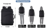 MATEIN Carry on Backpack, Extra Large Travel Backpack Expandable Airplane Approved Weekender Bag for Men and Women, Water Resistant Lightweight Daypack for Flight 40L, Black