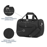 Travelpro Maxlite 5 Softside Lightweight Underseat Carry-On Travel Tote, Overnight Weekender Bag, 18-Inch — Black