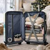 World Traveler Chariot Snow Paws Pet Lover 20-Inch Carry-On Hardside Expandable Spinner Luggage with TSA Lock