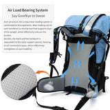 Hiking Backpack,40L to 50L Extra Large Capacity Hiking Bag,Internal Frame Camping Backpack,Upgraded X-PAC Lightweight Sport Daypack Travel Backpack Fit For Mountain Climbing Camping(Blue)