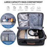 WITZMAN Travel Backpack for Men Flight Approved Fits 16" Laptop