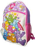 Fast Forward Care Bears 16" Backpack Bottom Half Moon with 1 Front Pocket