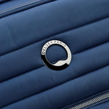 DELSEY PARIS Cruise 3.0 Softside Expandable Luggage with Spinner Wheels, Deep Sea Navy, Checked-Large 28 Inch