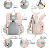 atgark Corduroy Toddler Backpack for Boys 2-5: Preschool Backpacks for Girls - 13.5" H Fit Folder